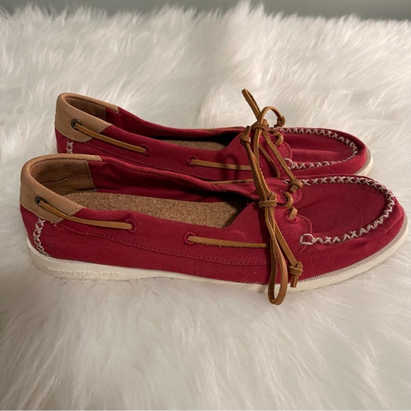 Red Sperrys - Picture 3 of 5